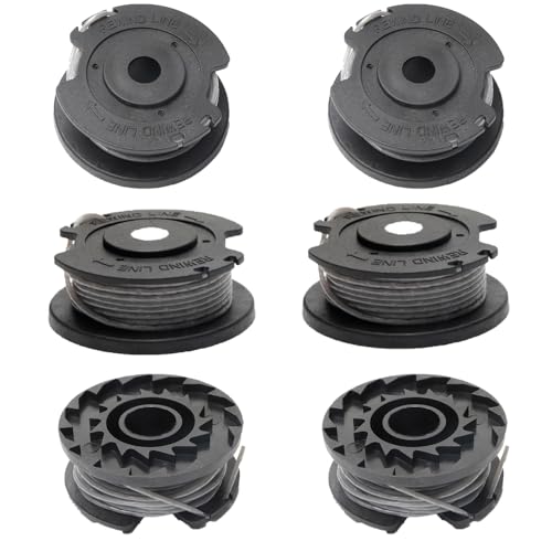 6 Gewindespulen, 4.9 m Länge Ø 1,65 mm.F016800569 F016800385 Ersatzspule,Standard-Doppel-Autofeed-Spulen Kompatibel für Bosch Rasentrimmer EasyGrassCut 18, 23, 26, 18-230,18-260, Bosch Art 23 SL 26 6 Gewindespulen, 4.9 m Länge Ø 1,65 mm.F016800569 F016800385 Ersatzspule,Standard-Doppel-Autofeed-Spulen Kompatibel für Bosch Rasentrimmer EasyGrassCut 18, 23, 26, 18-230,18-260, Bosch Art 23 SL 26 von XINTONG