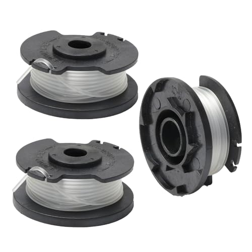 Nylon Rasentrimmer-Ersatzfadenspule,Kompatibel mit Einhell Akku-Rasentrimmer für Rasentrimmer GE-CT 18/28 Li Ersatzfadenspule(3 Fadenspule，Länge: 5 m, Ø: 1,6 mm) von XINTONG