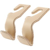 Xinuy - Ahlsen Autohaken für Geldbörsen und Taschen, Aufbewahrungshaken für den Autorücksitz aus beigem Leder, 2er-Set Xinuy - Ahlsen Autohaken für Geldbörsen und Taschen, Aufbewahrungshaken für den Autorücksitz aus beigem Leder, 2er-Set von XINUY