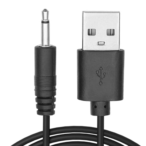 2 Stück USB auf 2,5 mm Stecker DC-Ladekabel, 2,5 mm Mono-Audiokabel, 100 cm Schnelllade-Ersatzkabel, USB auf DC 5 V Stecker, langlebiges Stromkabel für mehrere Geräte 2 Stück USB auf 2,5 mm Stecker DC-Ladekabel, 2,5 mm Mono-Audiokabel, 100 cm Schnelllade-Ersatzkabel, USB auf DC 5 V Stecker, langlebiges Stromkabel für mehrere Geräte von XINXINGDINGSHENG