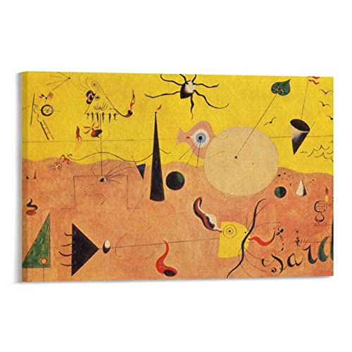 Joan Miró Poster, klassisches Gemälde, abstrakte Kunst, 13 Poster, coole Kunstwerke, Malerei, Wandkunst, Leinwand, zum Aufhängen, Heimdekoration, Poster, Geschenkidee, 30 x 45 cm von XINXUN