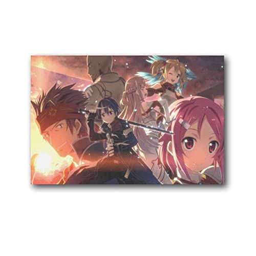 XINXUN SAO Sword Art Online Anime-Poster, Szenendiagramm, ein vertrauenswürdiger Partner, Poster, coole Kunstwerke, Gemälde, Wandkunst, Leinwanddrucke, hängendes Bild, Heimdekoration, Poster, von XINXUN