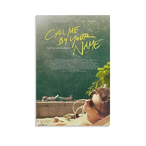 XINXUN Call Me by Your Name Gay Love Filmkunst, 6 Bilderdruck, Leinwand, Poster, Wandfarbe, Kunst, Poster, Dekoration, moderne Heimkunstwerke, Geschenkidee, 60 x 90 cm von XINXUN