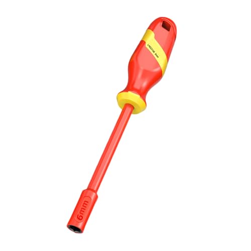 Hochspannungs-isolierter Steckschlüssel-Schraubendreher, isoliertes Handwerkzeug für elektrische Arbeiten mit Sechskantschaft und rutschfestem Griff, hochtemperaturbeständiges Steckschlüsselwerkzeug Hochspannungs-isolierter Steckschlüssel-Schraubendreher, isoliertes Handwerkzeug für elektrische Arbeiten mit Sechskantschaft und rutschfestem Griff, hochtemperaturbeständiges Steckschlüsselwerkzeug von XINYIN