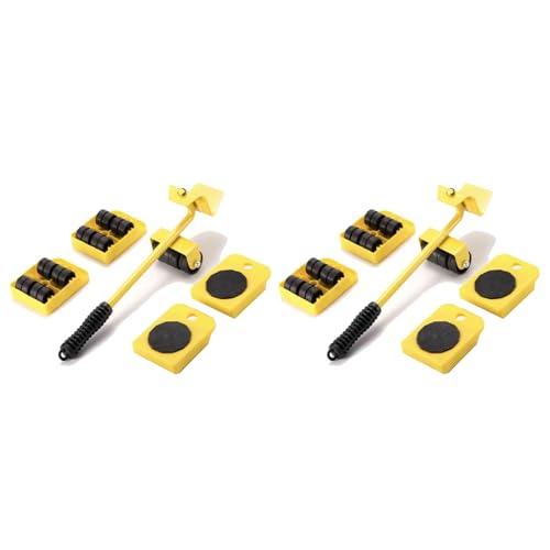 Möbel-Werkzeug-Set mit Rad-Designs für einfaches Gleiten auf Hartholzböden und Teppichen, ideal für Heim- und Büro-Möbelgleiter Möbel-Werkzeug-Set mit Rad-Designs für einfaches Gleiten auf Hartholzböden und Teppichen, ideal für Heim- und Büro-Möbelgleiter von XINYIN