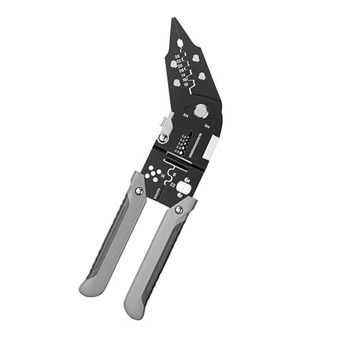 Professionelle Terminals Crimper mit ergonomischem Griff Multifunktionale Abisolierzange Werkzeug für Drahtverbindung Abisolier- und Crimpzange von XINYIN