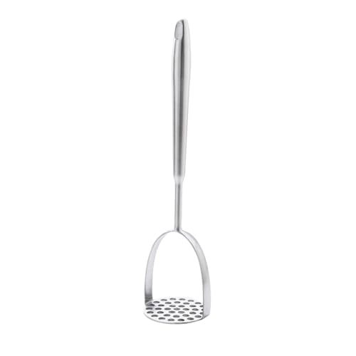 Robuster Metallstampfer Küchenhelfer Werkzeug zum Stampfen von Kartoffeln, Avocados, Bohnen mit ergonomischem Griff, spülmaschinenfest, ergonomischer Kartoffelzerkleinerer Robuster Metallstampfer Küchenhelfer Werkzeug zum Stampfen von Kartoffeln, Avocados, Bohnen mit ergonomischem Griff, spülmaschinenfest, ergonomischer Kartoffelzerkleinerer von XINYIN