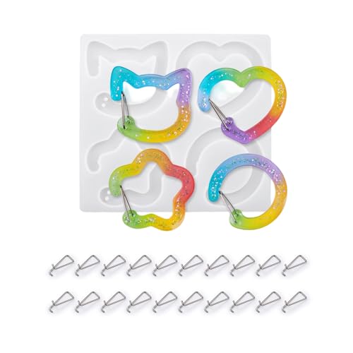 Schmuck aus Silikonharz Form von Katzen in Form von Formen, geeignet für die Herstellung von Ohrringen und Anhängern aus Kunstharz. Schmuck aus Silikonharz Form von Katzen in Form von Formen, geeignet für die Herstellung von Ohrringen und Anhängern aus Kunstharz. von XINYIN