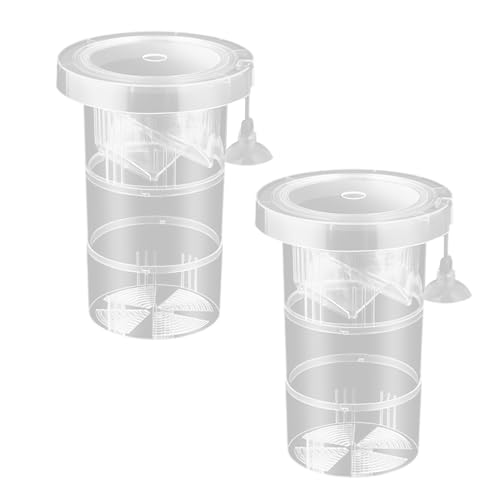 Wiederverwendbare Fischzuchtbox für Aquarien, mit schwimmendem Design und Trennwand für Frittiere, Wachstumsschutz, Aquarien, Trennwände zum Laichen, 2 Stück Wiederverwendbare Fischzuchtbox für Aquarien, mit schwimmendem Design und Trennwand für Frittiere, Wachstumsschutz, Aquarien, Trennwände zum Laichen, 2 Stück von XINYIN