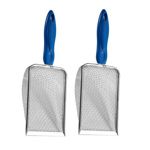 XINYIN Edelstahl Garten Erde Sieb mit Griff Metall Katzen Schaufel Meshing Scooper Streu Filter Haustier Reinigung Edelstahl Erde Sieb XINYIN Edelstahl Garten Erde Sieb mit Griff Metall Katzen Schaufel Meshing Scooper Streu Filter Haustier Reinigung Edelstahl Erde Sieb von XINYIN