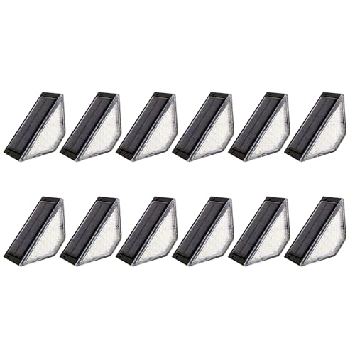 XINYIN Outdoor Solar Stufenleuchten LED Weglampe Solar Gartenlampe Balkonleuchte Dekoration Dauerhafte Outdoor Gartenleuchten Straßendekoration Beleuchtung Solar Gartenlampe von XINYIN