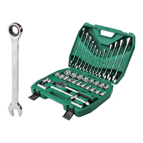 XINYIN Ratschen Schraubenschlüssel Set Auto Reparatur Werkzeug 1/4 Ratschen Drehmomente Schraubenschlüssel Kombinationssatz mit Stecknuss Metrisch Bit Stecknuss Metrisch XINYIN Ratschen Schraubenschlüssel Set Auto Reparatur Werkzeug 1/4 Ratschen Drehmomente Schraubenschlüssel Kombinationssatz mit Stecknuss Metrisch Bit Stecknuss Metrisch von XINYIN
