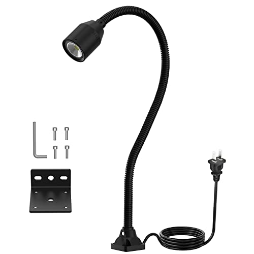 Flexibler LED-Schwanenhals 500 Lumen Schraubbefestigte Arbeitslampe für industrielle Beleuchtung für Werkzeugmaschinen und Drehmaschinen Flexibler LED-Schwanenhals 500 Lumen Schraubbefestigte Arbeitslampe für industrielle Beleuchtung für Werkzeugmaschinen und Drehmaschinen von XINYIQI