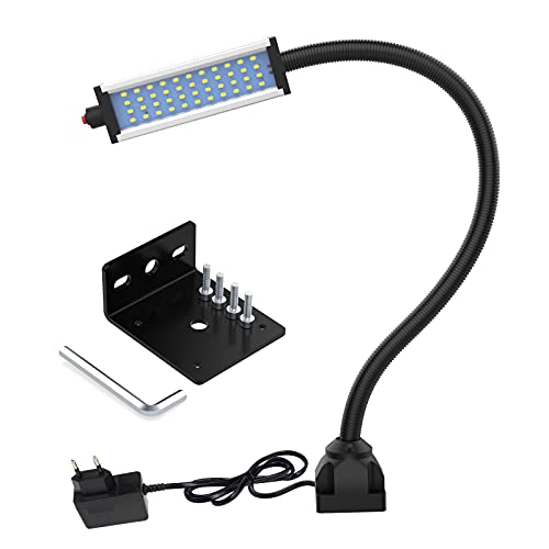 LED Schwanenhals Strahler Lampe, Arbeitslampe, LED Flexible Schwanenhals Arbeitsleuchte IP66 Wasserdicht 800 Lumen 120 Volt 44 Leds Schraubscheinwerfer für Werkzeugmaschinen LED Schwanenhals Strahler Lampe, Arbeitslampe, LED Flexible Schwanenhals Arbeitsleuchte IP66 Wasserdicht 800 Lumen 120 Volt 44 Leds Schraubscheinwerfer für Werkzeugmaschinen von XINYIQI