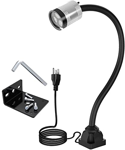 XINYIQI Maschinenlampe Flexibles Arbeitslicht Drehlampe Flexibles Schwanenhalslicht 900LM 9 W Flexibles wasserdichtes Armlicht für Handwerk CNC-Werkbank Drehmaschine Fräsbohrer Nähmaschine XINYIQI Maschinenlampe Flexibles Arbeitslicht Drehlampe Flexibles Schwanenhalslicht 900LM 9 W Flexibles wasserdichtes Armlicht für Handwerk CNC-Werkbank Drehmaschine Fräsbohrer Nähmaschine von XINYIQI