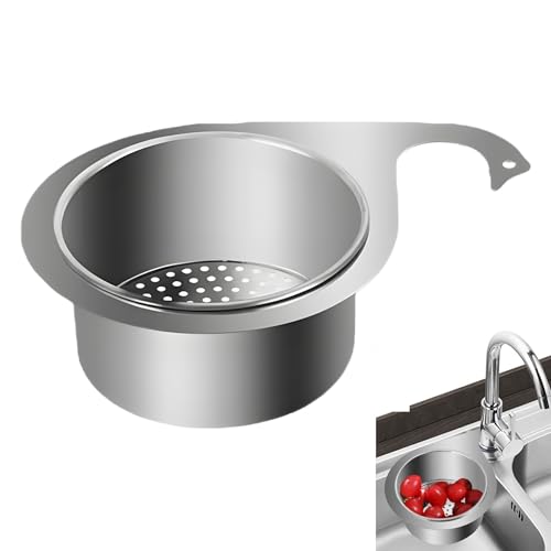 XINYOUZEFA Multi-Functional Drain Basket, Siebkorb aus Edelstahl in Schwanenform für die Spüle, Swan Sink Strainer Basket, Wasserhahn Hängender Filterkorb, Corner Sink Strainer XINYOUZEFA Multi-Functional Drain Basket, Siebkorb aus Edelstahl in Schwanenform für die Spüle, Swan Sink Strainer Basket, Wasserhahn Hängender Filterkorb, Corner Sink Strainer von XINYOUZEFA