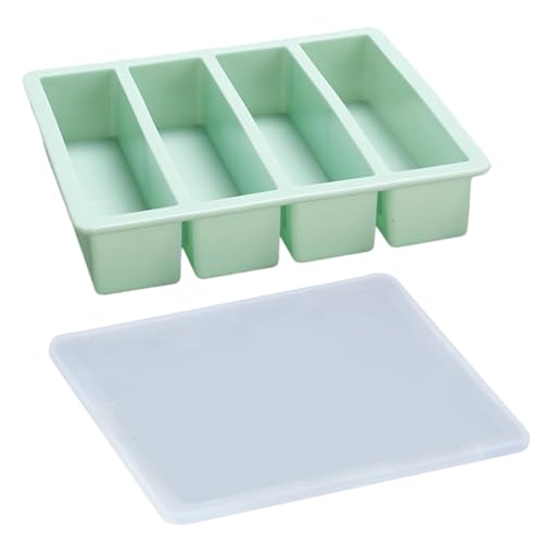 Eiswürfelform Mit 4 Fächern Und Deckel Praktische Formen Für Die Eiszubereitung Für Kalte Getränke Eismaschine Mit Transparentem Deckel Und Aufbewahrungsbox Eiswürfelform Mit 4 Fächern Und Deckel Praktische Formen Für Die Eiszubereitung Für Kalte Getränke Eismaschine Mit Transparentem Deckel Und Aufbewahrungsbox von XINgjyxzk