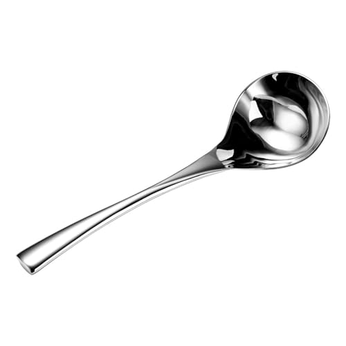 Eleganter Suppenlöffel Mit Verlängertem Robuste Servierkelle Aus Edelstahl Großer Suppenlöffel Für Professionelle Köche von XINgjyxzk