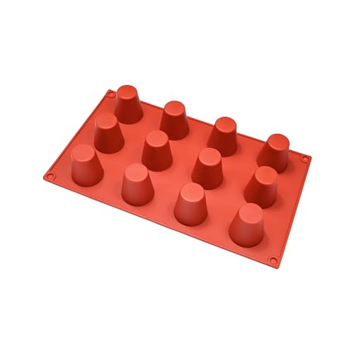 Halbrunde Kegelförmige Silikonform Fondant Schokoladenform Mousse Kuchenform Backen Dekorieren Heimwerkerbedarf von XINgjyxzk