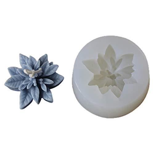 Handgemacht für kreative 3D-Blumen-Silikon-Seifenform, Blumen-Backwerkzeug für Hochzeitstorte Dekoration, Geschenk von XINgjyxzk