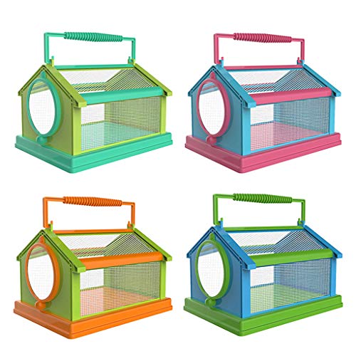 Kunststoff-Terrarium-Koffer, tragbarer Lebensraum für Schmetterlinge zum Sammeln von Vogelhäusern für Außenräume von XINgjyxzk