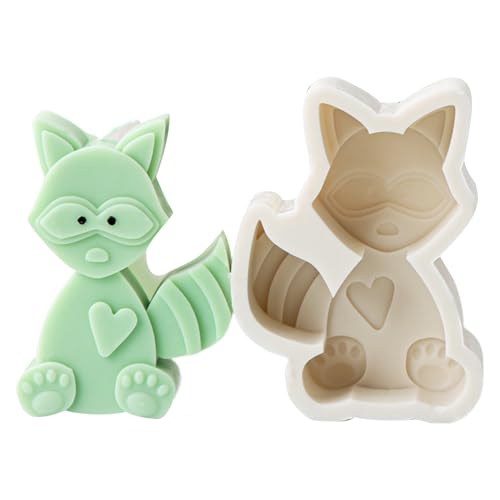 Schöne Silikonform Aus Ton Ornamente Formen Cartoon Tierform Statuenformen Silikonkerzenform Perfekt Zum Basteln von XINgjyxzk