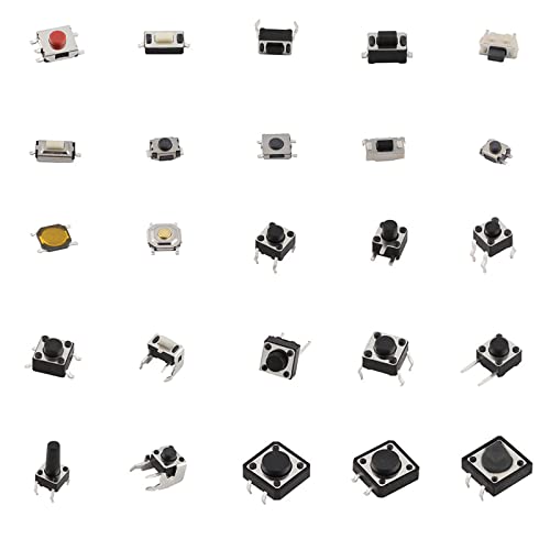 XINgjyxzk 125 Teile/los Für Touch Schalter Schalter Drucktasten Schalter 25 Arten Assorted 2X 4/3x 6 4/6x6 Für Werkzeug Pac XINgjyxzk 125 Teile/los Für Touch Schalter Schalter Drucktasten Schalter 25 Arten Assorted 2X 4/3x 6 4/6x6 Für Werkzeug Pac von XINgjyxzk