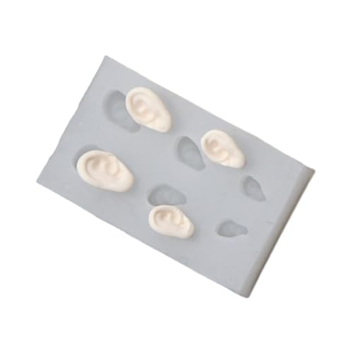 XINgjyxzk Niedliche Ohr-Silikonform für Töpferei, Ton, funktioniert flexibel und tragbar, Silikonform zum Basteln von Puppenohren, Ornamenten XINgjyxzk Niedliche Ohr-Silikonform für Töpferei, Ton, funktioniert flexibel und tragbar, Silikonform zum Basteln von Puppenohren, Ornamenten von XINgjyxzk