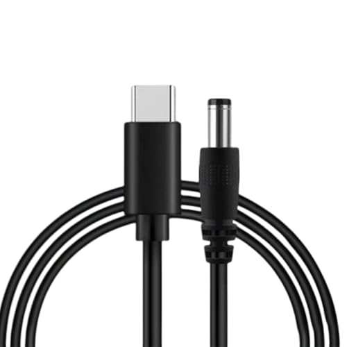 XINgjyxzk USB C Zu DC5521-12-V Adapterkabel Stromladekabel Für Den Einsatz Freien Und Auf Reisen Einfaches Anschließen Von Elektronischem Zubehör von XINgjyxzk