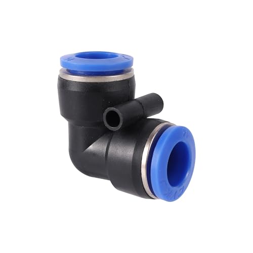 XIOKLM Pneumatische Armatur, Rohrverbinder, Schlauch, Schnellverschraubung, Wasserschlauch, Kunststoff, 4 mm, 6 mm, 8 mm, 10 mm, 12 mm, 14 mm, PU-PY-Anschlüsse (PV, 10 mm) von XIOKLM