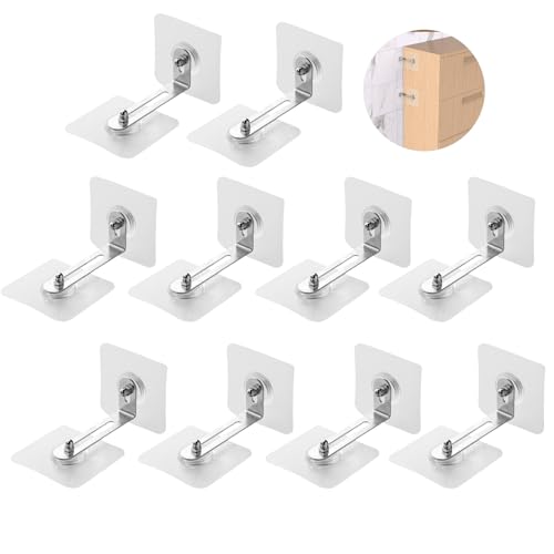 10 Stück Kippschutz Möbel Wandanker Möbel Kippsicherung Set Kippsicherung Möbel für Kleinkinder Kleber Möbel Kippsicherung Möbel Wandanker für Baby-Proofing & Haustierschutz, Wandanker Ankergurte 10 Stück Kippschutz Möbel Wandanker Möbel Kippsicherung Set Kippsicherung Möbel für Kleinkinder Kleber Möbel Kippsicherung Möbel Wandanker für Baby-Proofing & Haustierschutz, Wandanker Ankergurte von XIONGXIAOZHI