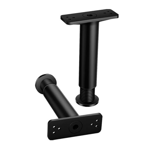 2 Stück Stützbein für Bettrahmen 22-42cm Schwarze Bettteile Verstellbare Bettbeine Bettrahmen Beine für Bettrahmen Verstellbare Möbelbeine Stabilisator Bett Stützrahmen Verstellbare für Bettrahmen von XIONGXIAOZHI
