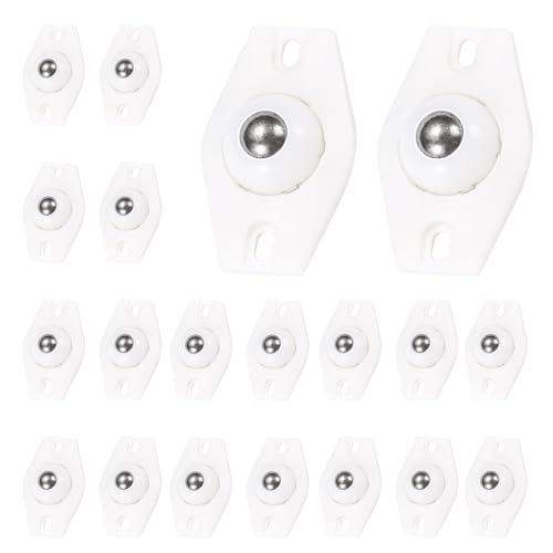 20 Stück Kugelrollen Mini 360 Grad Kugelrollen Klein Kleine Rollen Für Möbel Mini Kunststoff Kugelrollen Selbstklebend Kugelrollen Für Möbel Klein Für Küchenutensilien, Kleinmöbel, Mülltonnen 20 Stück Kugelrollen Mini 360 Grad Kugelrollen Klein Kleine Rollen Für Möbel Mini Kunststoff Kugelrollen Selbstklebend Kugelrollen Für Möbel Klein Für Küchenutensilien, Kleinmöbel, Mülltonnen von XIONGXIAOZHI