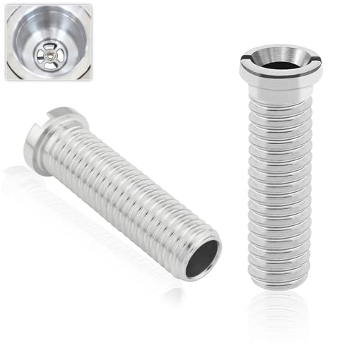 Hohlschraube Spüle Küchenspüle Korbsieb Schraube M12 x 45 mm Hohlschraube Spüle Edelstahl Spülbeckenkorb Schraube Edelstahl Hohlschraube Spüle für Ventil Abläufe Spüle Küchen (2 Stück) von XIONGXIAOZHI