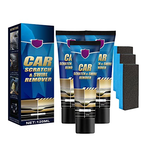 XIRUJNFD Car Paint Scratch Repair, Car Paint Restorer, Car Scratch Repair Kit, Car Scratch Remover for Deep Scratches (120ml,3Pcs) von XIRUJNFD