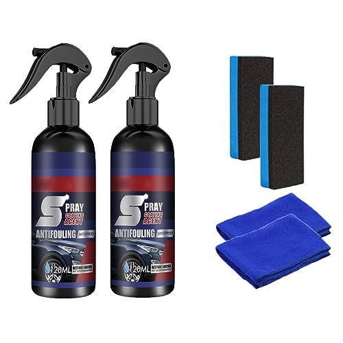 XIRUJNFD Multi-Functional Coating Renewal Agent, 4.3oz/120ml 3 In 1 High Protection Quick Car Coating Spray, Car Coating Agent, 3 In 1 Ceramic Car Coating Spray (2Pcs/240ml/4.3oz) von XIRUJNFD