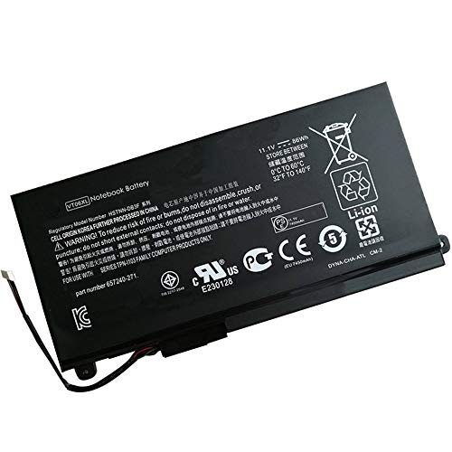 XITAIAN 11.1V 86Wh VT06XL Ersatz Laptop Akku für HP Envy 17-3000 17T-3000 Series TPN-I103 HSTNN-IB3F VT06 VT06086XL 657240-171 657240-251 von XITAIAN