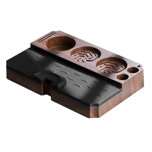 Kaffeestampfer Aufbewahrungsbasis ABS Kaffee Tamper Aufbewahrung mit integrierten Designs Multifunktional für einfache Verwendung für Küche von XITEA