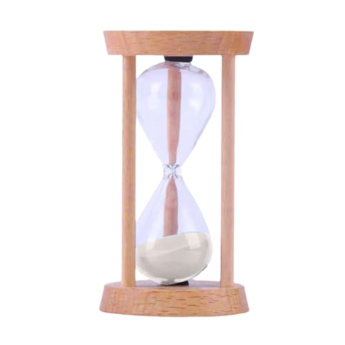 Sanduhr aus Holz, Sanduhr, Sanduhr, 5 Minuten, Uhr-Timer für Kinder, Zahnputzen, Kochen, Spiel, Zuhause, Schule, Sanduhr, Timer von XITEA
