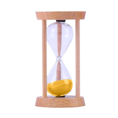 Sanduhr aus Holz, Sanduhr, Sanduhr, 5 Minuten, Uhr-Timer für Kinder, Zahnputzen, Kochen, Spiel, Zuhause, Schule, Sanduhr, Timer von XITEA