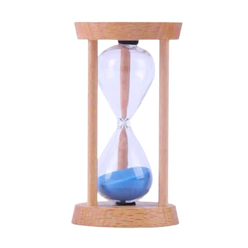 Sanduhr aus Holz, Sanduhr, Sanduhr, 5 Minuten, Uhr-Timer für Kinder, Zahnputzen, Kochen, Spiel, Zuhause, Schule, Sanduhr, Timer von XITEA
