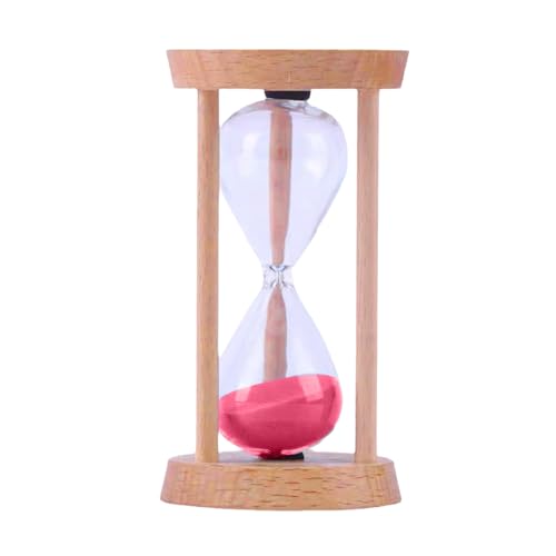 Sanduhr aus Holz, Sanduhr, Sanduhr, 5 Minuten, Uhr-Timer für Kinder, Zahnputzen, Kochen, Spiel, Zuhause, Schule, Sanduhr, Timer von XITEA