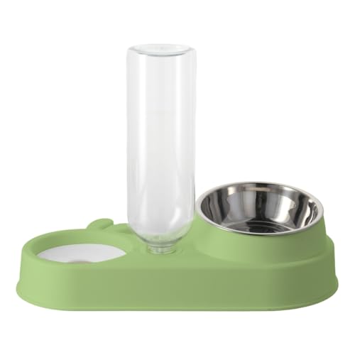 XITEA Hundenapf Automatische Katzen Futternapf 2 in 1 Tierfutter Futterspender mit automatischer Wasserflasche Schüssel Doppelnapf XITEA Hundenapf Automatische Katzen Futternapf 2 in 1 Tierfutter Futterspender mit automatischer Wasserflasche Schüssel Doppelnapf von XITEA