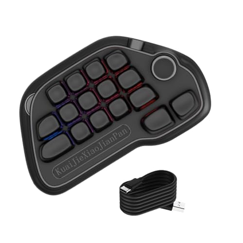 XITEA Mechanischer USB-Nummernblock mit Kabel, 17, Hot-Swap-fähig, mit RGB-Hintergrundbeleuchtung und PBT-Tastenkappen, VIA, programmierbar, für Laptop, PC, mechanischer Nummernblock XITEA Mechanischer USB-Nummernblock mit Kabel, 17, Hot-Swap-fähig, mit RGB-Hintergrundbeleuchtung und PBT-Tastenkappen, VIA, programmierbar, für Laptop, PC, mechanischer Nummernblock von XITEA