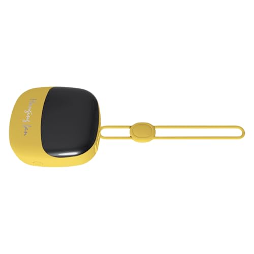 XITEA Tragbarer Miniatur-Hals-Ventilator mit Digitalanzeige, verstellbare Windgeschwindigkeit, elektrischer Ventilator, tragbares Kühlgerät, Clip-On-Ventilator von XITEA