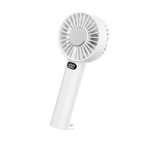 XITEA Tragbarer USB-wiederaufladbarer Miniatur-Handventilator mit Digitalanzeige und leisem Betrieb für Büro oder Reisen, digitaler Display-Ventilator XITEA Tragbarer USB-wiederaufladbarer Miniatur-Handventilator mit Digitalanzeige und leisem Betrieb für Büro oder Reisen, digitaler Display-Ventilator von XITEA