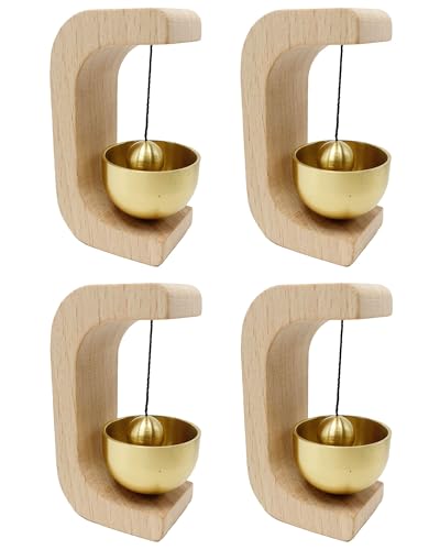 XIUCAI 4-Teiliges Magnetisches Holz Türglockenset | Werkzeuglose Installation Messing Glocke Eingangsalarm für Zuhause Büro Geschäft Türdekoration,Raw Wood XIUCAI 4-Teiliges Magnetisches Holz Türglockenset | Werkzeuglose Installation Messing Glocke Eingangsalarm für Zuhause Büro Geschäft Türdekoration,Raw Wood von XIUCAI