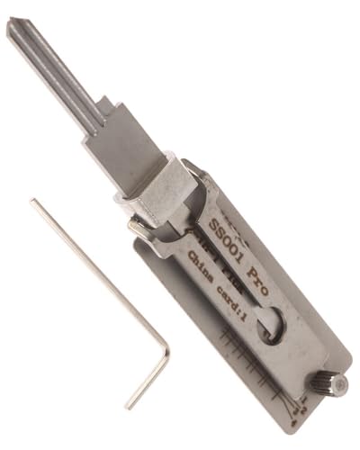 XIUCAI Professionelles Schlüssel-Werkzeug 2-in-1 Reparatur-Set | Präzisions Handwerkzeug | Haken und Pick Set für Zivilgebrauch,Ss001 2 in 1 Tool XIUCAI Professionelles Schlüssel-Werkzeug 2-in-1 Reparatur-Set | Präzisions Handwerkzeug | Haken und Pick Set für Zivilgebrauch,Ss001 2 in 1 Tool von XIUCAI