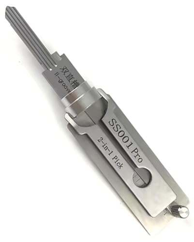 XIUCAI Professionelles Schlüssel-Werkzeug 2-in-1 Reparatur-Set | Präzisions Handwerkzeug | Haken und Pick Set für Zivilgebrauch,Ss001 pro 2 in 1 Tool XIUCAI Professionelles Schlüssel-Werkzeug 2-in-1 Reparatur-Set | Präzisions Handwerkzeug | Haken und Pick Set für Zivilgebrauch,Ss001 pro 2 in 1 Tool von XIUCAI