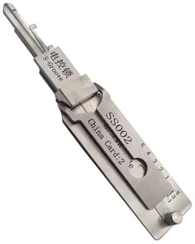 XIUCAI Professionelles Schlüssel-Werkzeug 2-in-1 Reparatur-Set | Präzisions Handwerkzeug | Haken und Pick Set für Zivilgebrauch,Ss002 XIUCAI Professionelles Schlüssel-Werkzeug 2-in-1 Reparatur-Set | Präzisions Handwerkzeug | Haken und Pick Set für Zivilgebrauch,Ss002 von XIUCAI